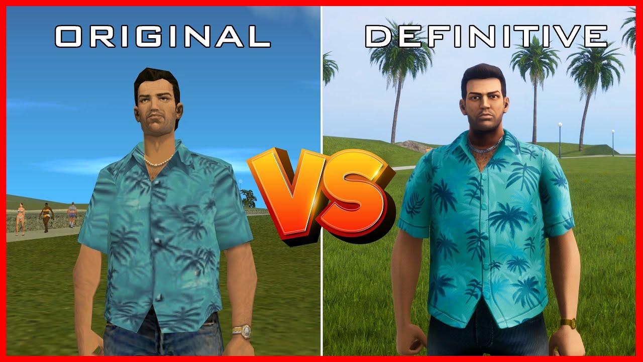 GTA Vice City — Original vs Definitive Edition — Сравнение деталей!