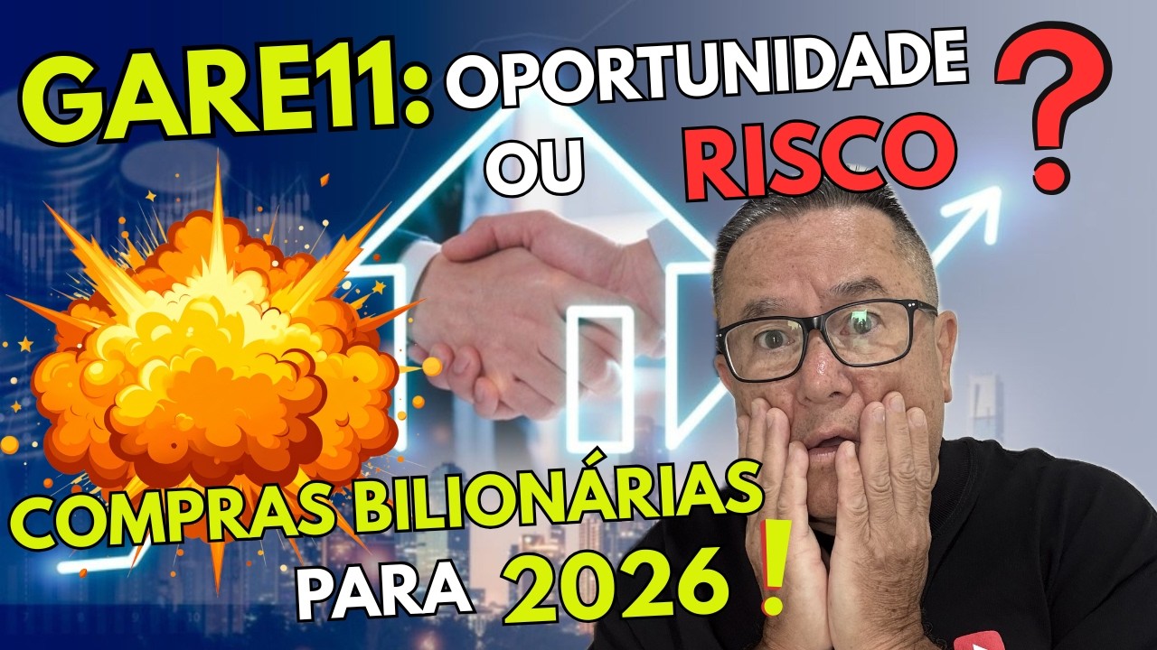 Por que o GARE11 está pagando imóveis com COTAS? (Análise Completa)