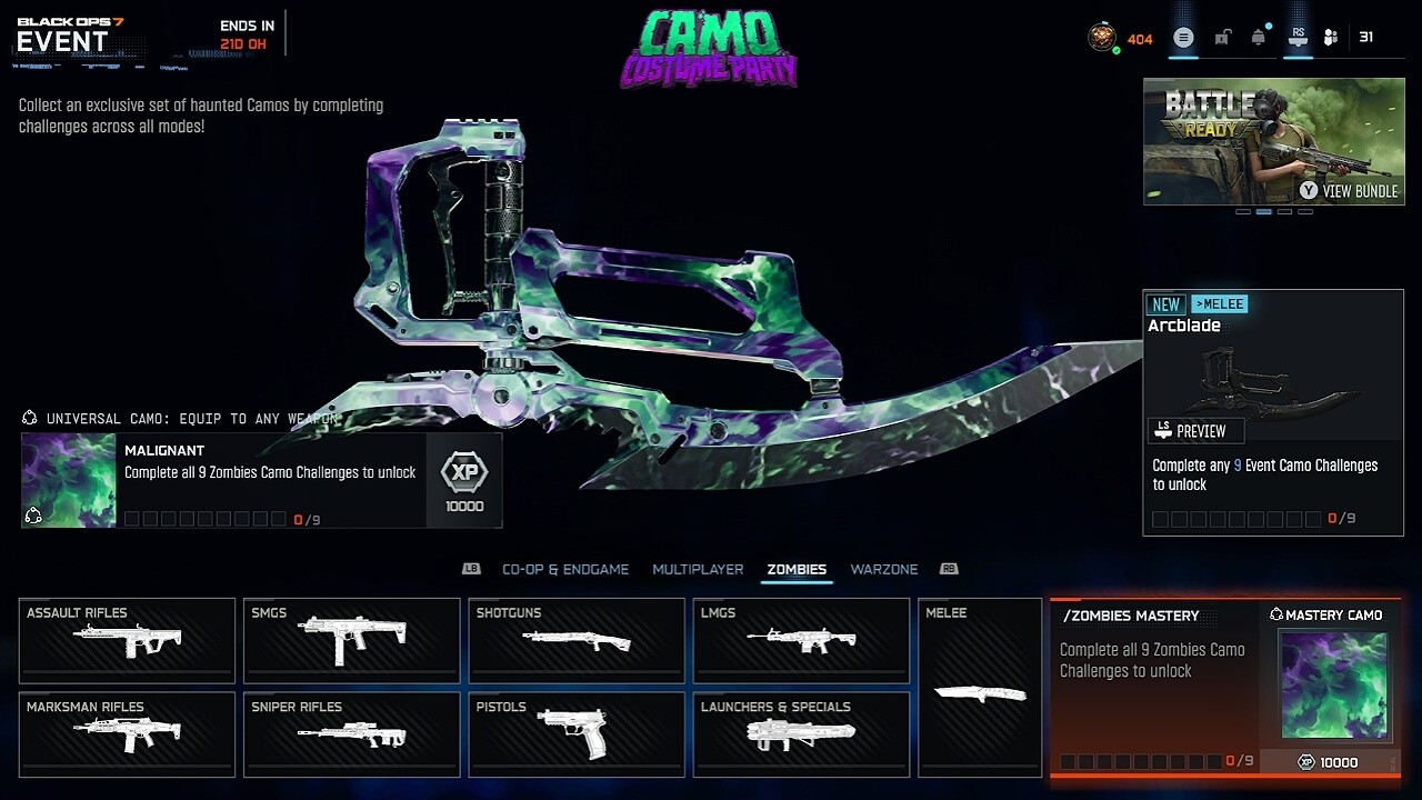 Новое событие Camo Costume Party в Black Ops 7 (Испытания и награды)