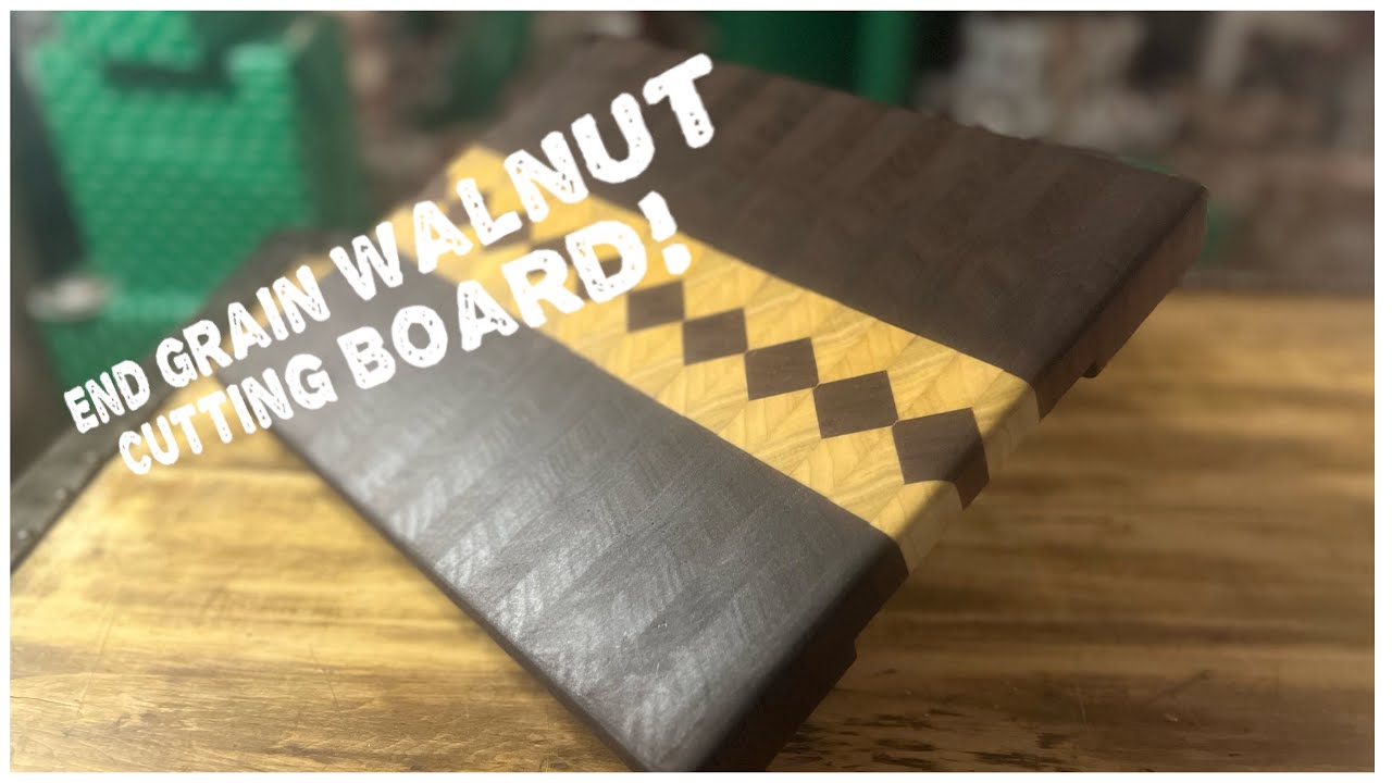 DIY End Grain Diamond Cutting Board