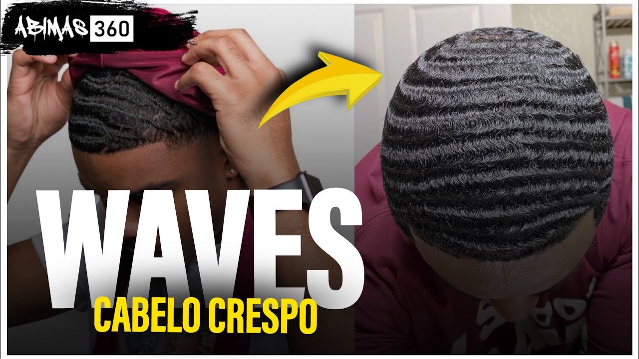 COMO FAZER 360 WAVES NO CABELO CRESPO | PASSO Á PASSO