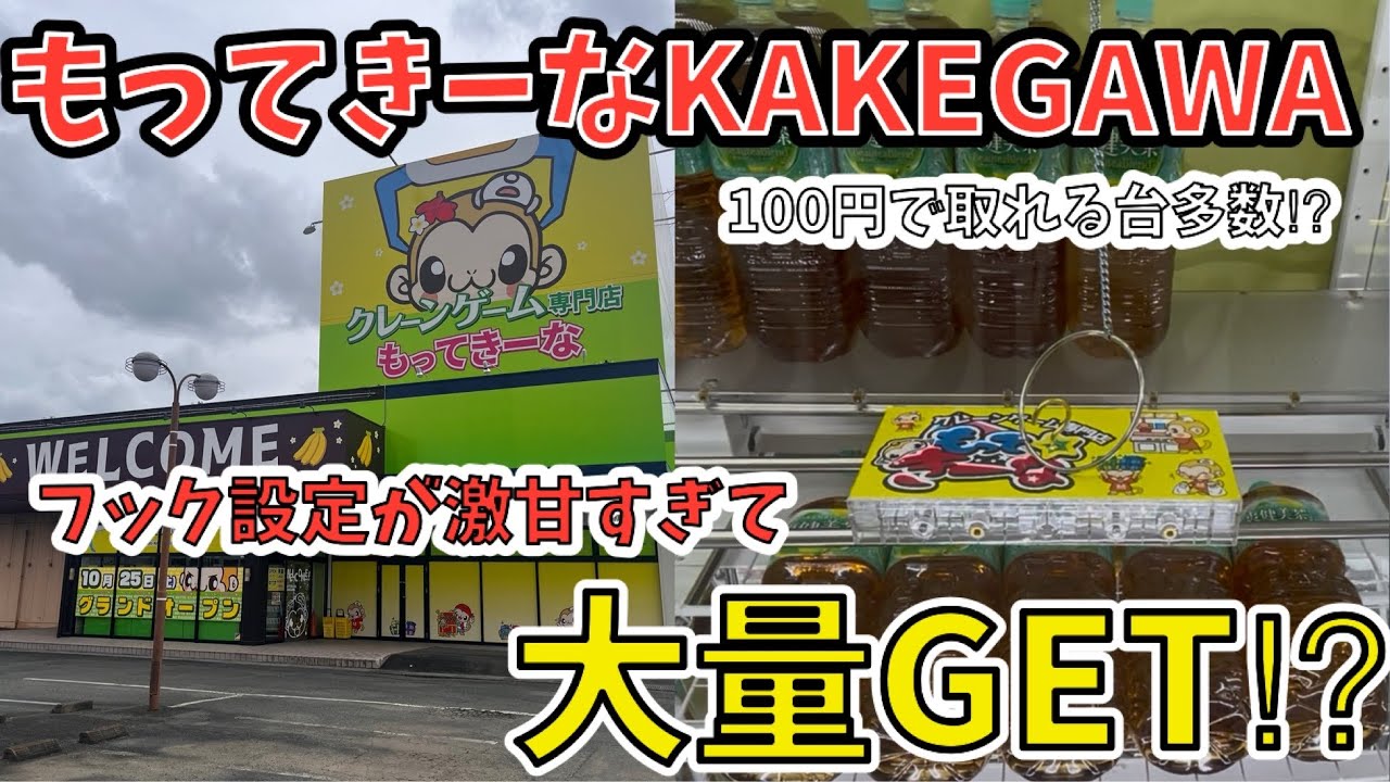 新しくオープンしたお店に潜入調査したら、フック設定が激熱すぎた！！【もってきーなKAKEGAWA店】