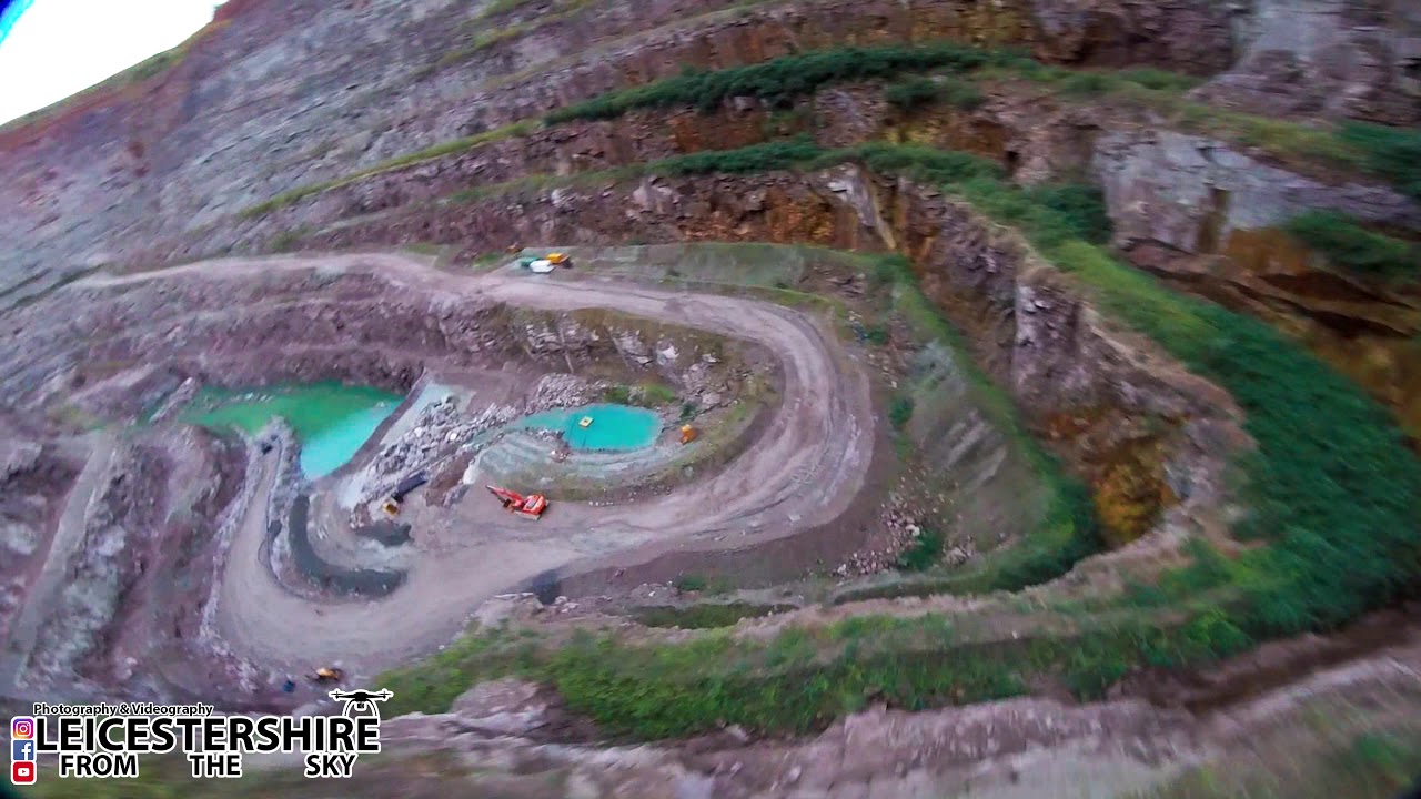 Breathtaking Drone Footage of Croft Quarry - 4K Ultra HD