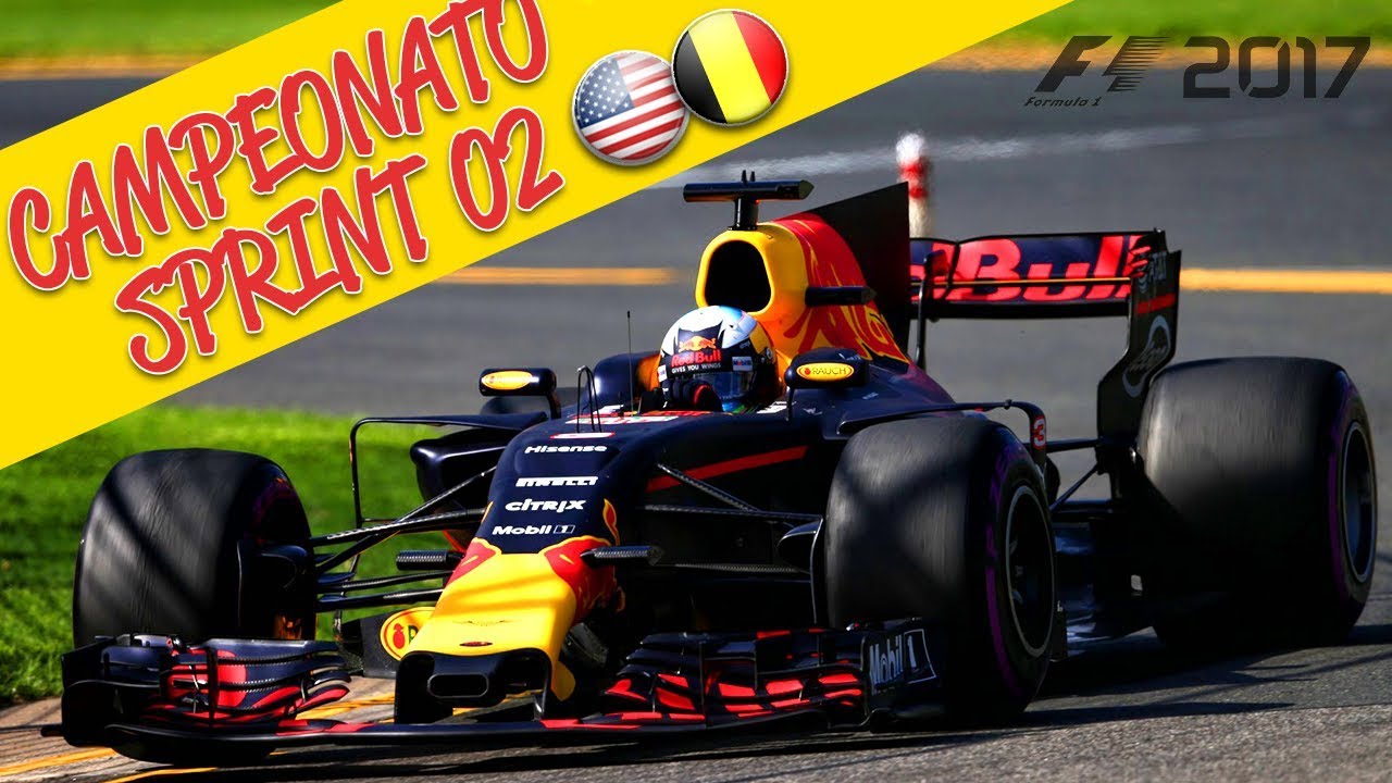 F1 2017 - RED BULL RB13 - EUA e Bélgica | CAMPEONATO SPRINT 02