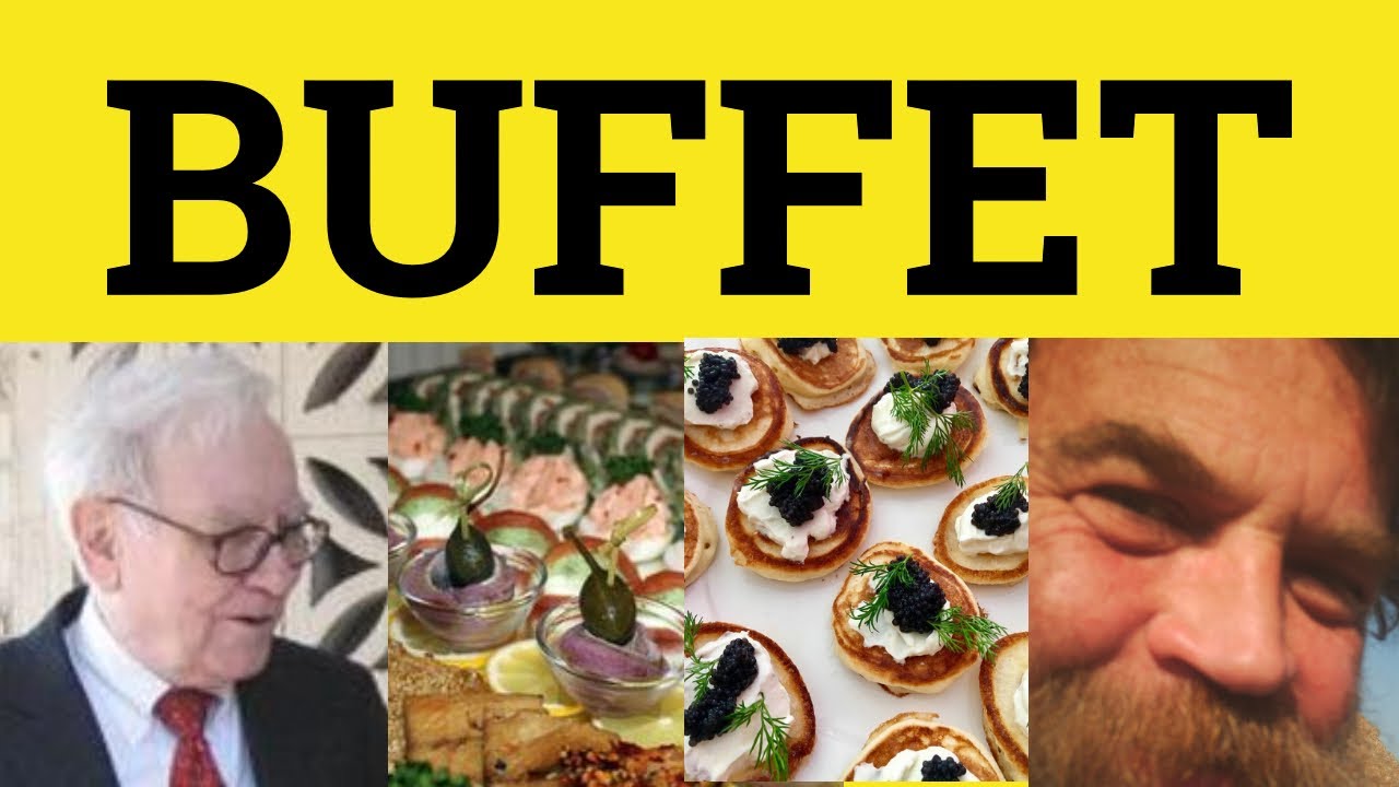 🔵 How to Pronounce Buffet - Buffet Pronunciation - Buffet Meaning - ESL British Pronunciation