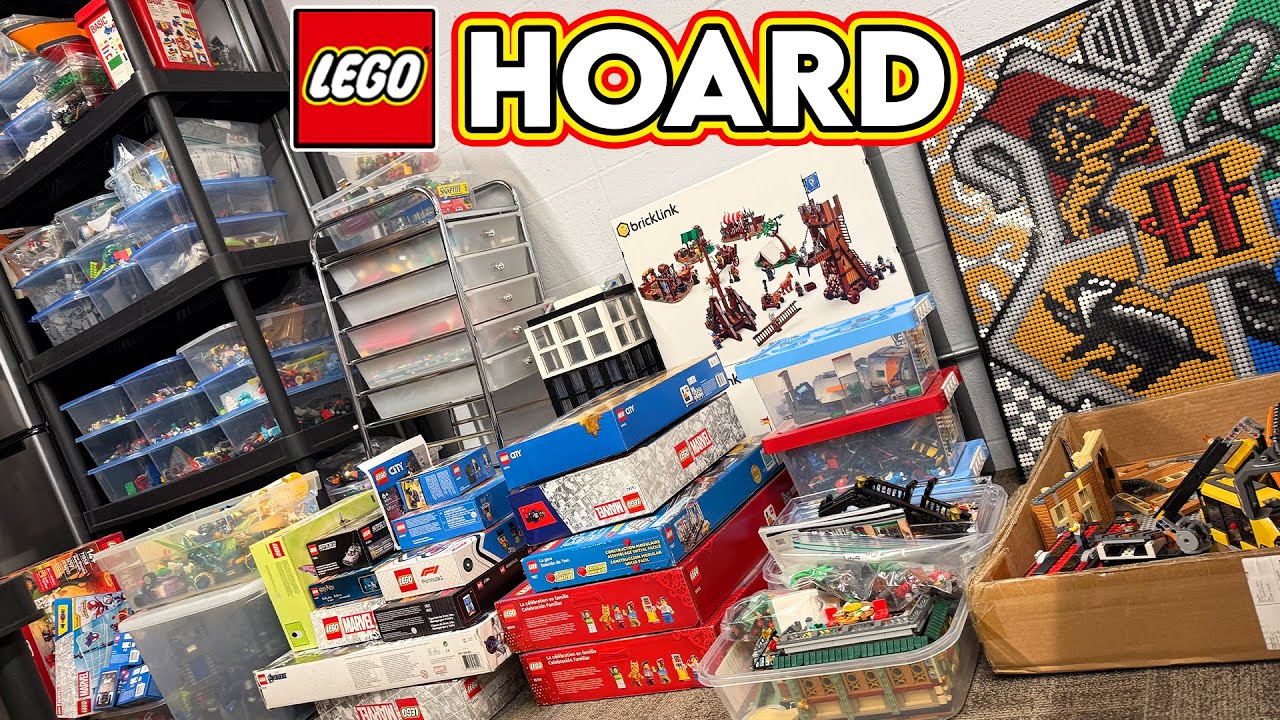 Наводим порядок в нашей коллекции LEGO... МНОЖЕСТВО МИНИФИГУРОК!