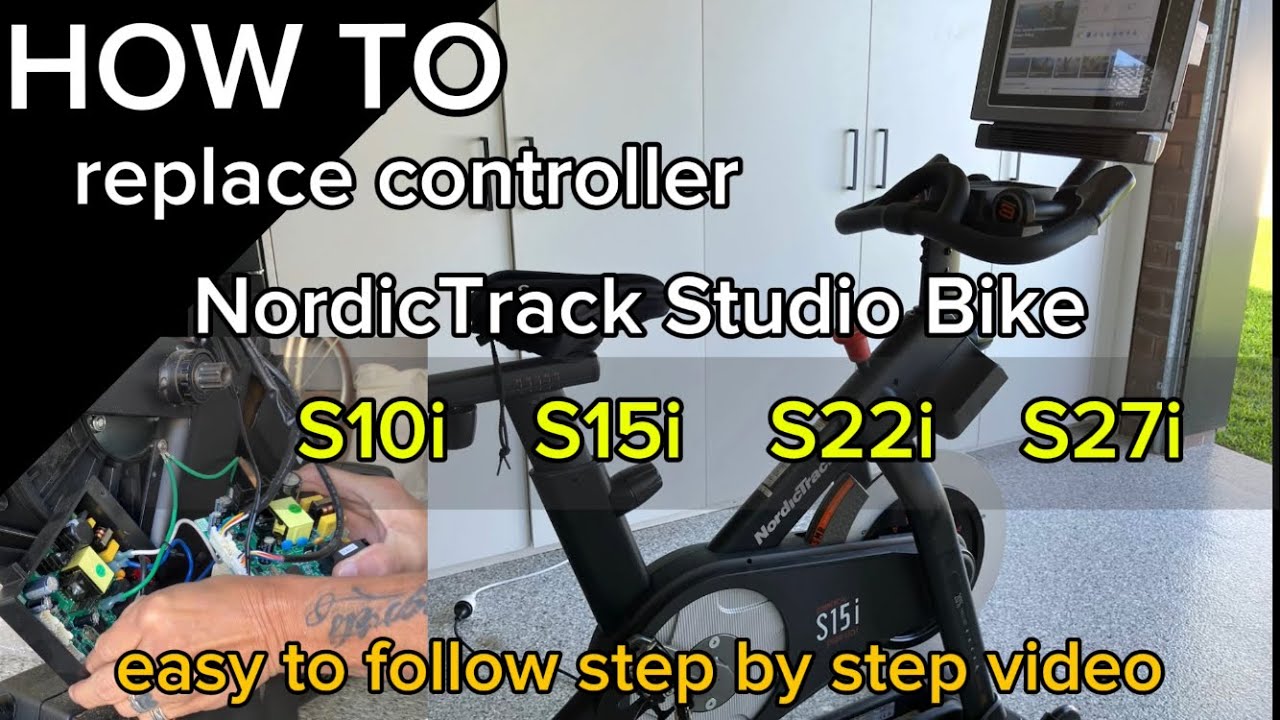 How to replace controller in NordicTrack Studio Spin Bike - S10i S15i S22i S27i