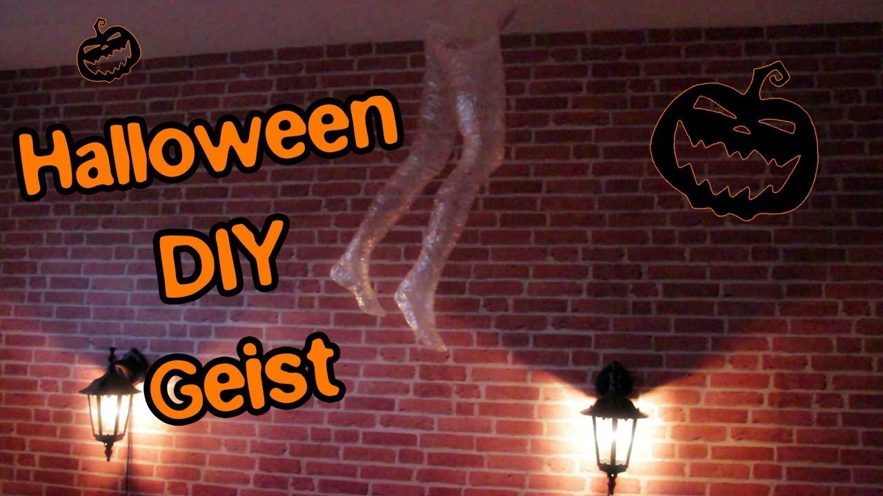 Halloween DIY Geist aus Klebeband