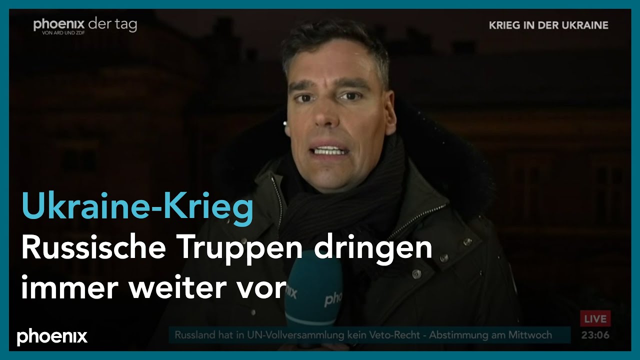 Schaltgespräch mit Korrespondent Armin Coerper zum Ukraine-Krieg am 01.03.22