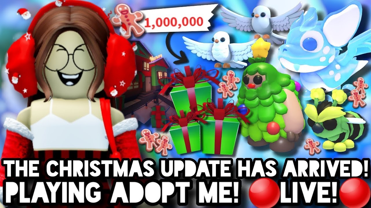 The Christmas Update Has Arrived! | Playing Adopt Me! |🔴Live🔴| Roblox 