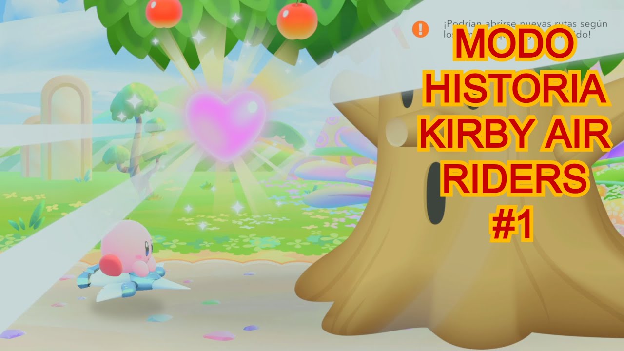 EL MODO HISTORIA DE KIRBY AIR RIDERS! FASE 1 ZORAH, ERRANTE COSMICO