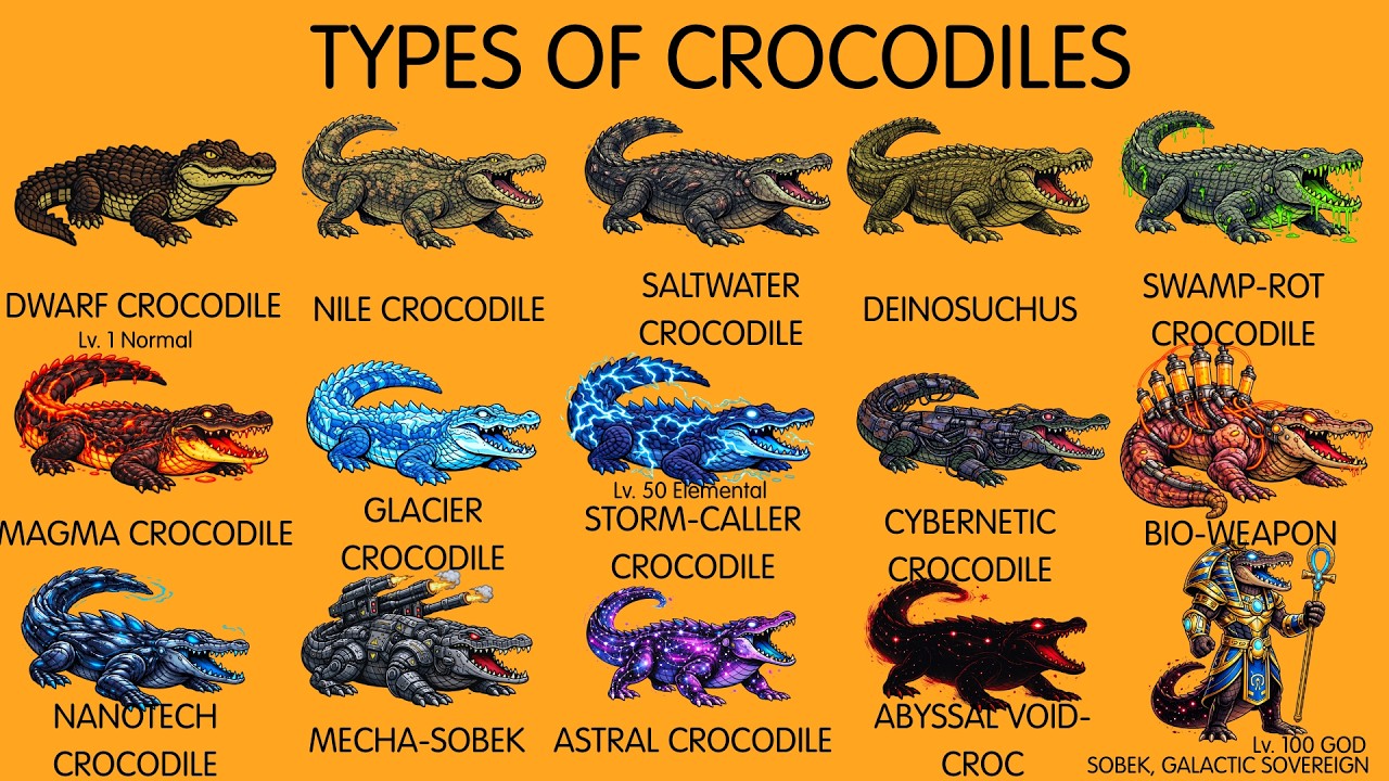 Every Crocodile Type Has One Weakness | 8K Documentar
