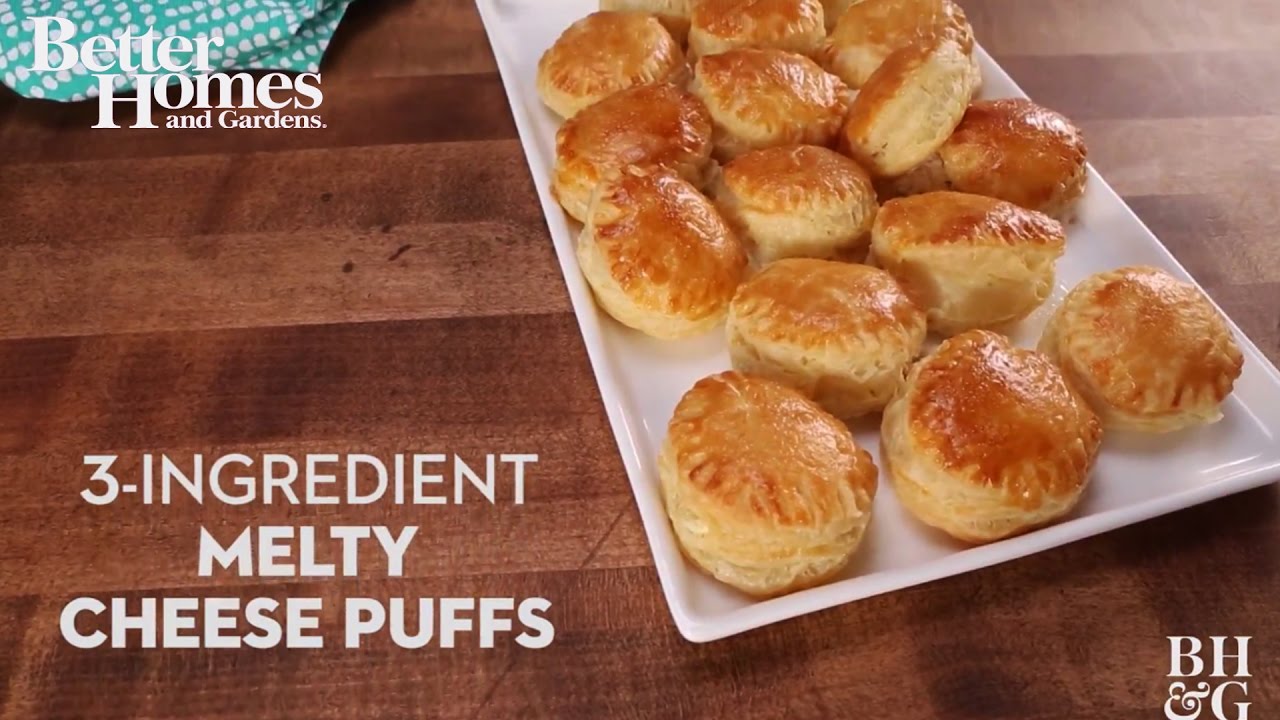 3 Ingredient Melty Cheese Puffs
