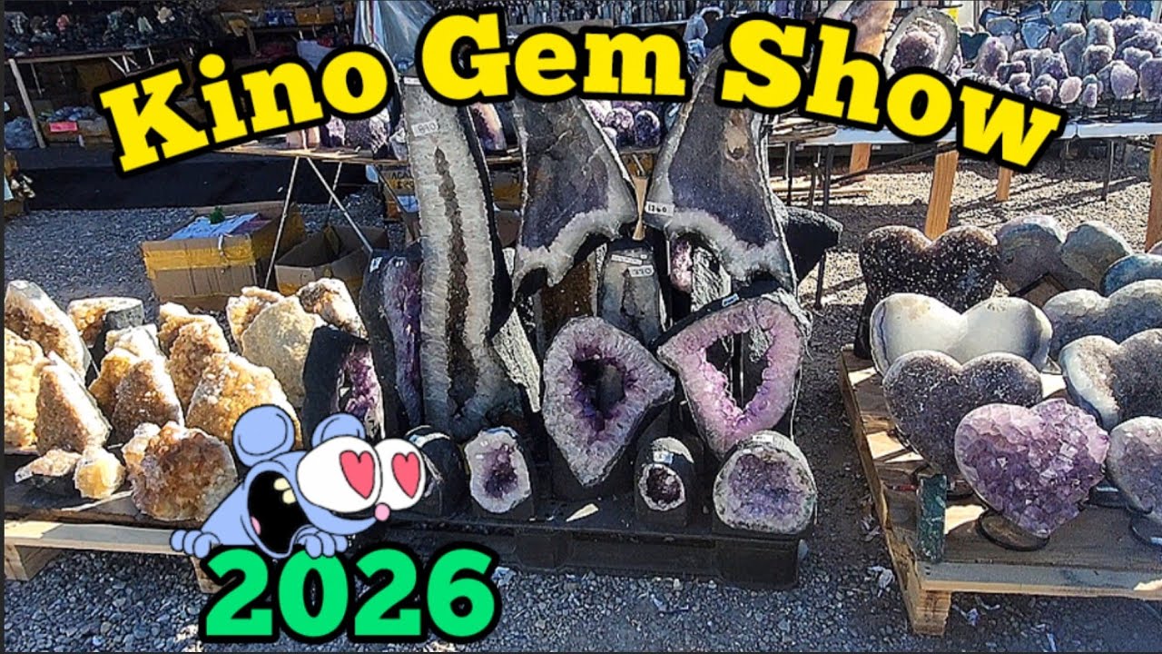 Выставка драгоценных камней Kino Gem Show в Тусоне! 😍🪨💖 