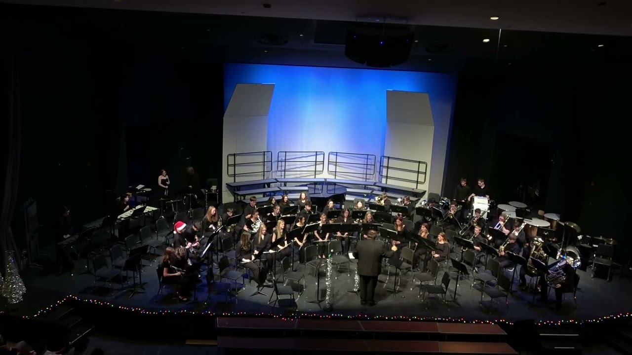 High School Holiday Concert 2025 - Part 3: Concert Band, Symphony Orchestra, and Combined Piece