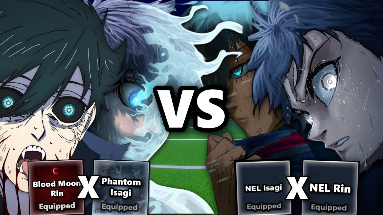 Bloodmoon Rin & Phantom Isagi VS NEL Rin & NEL Isagi (VERY CLOSE) | Blue Lock Rivals