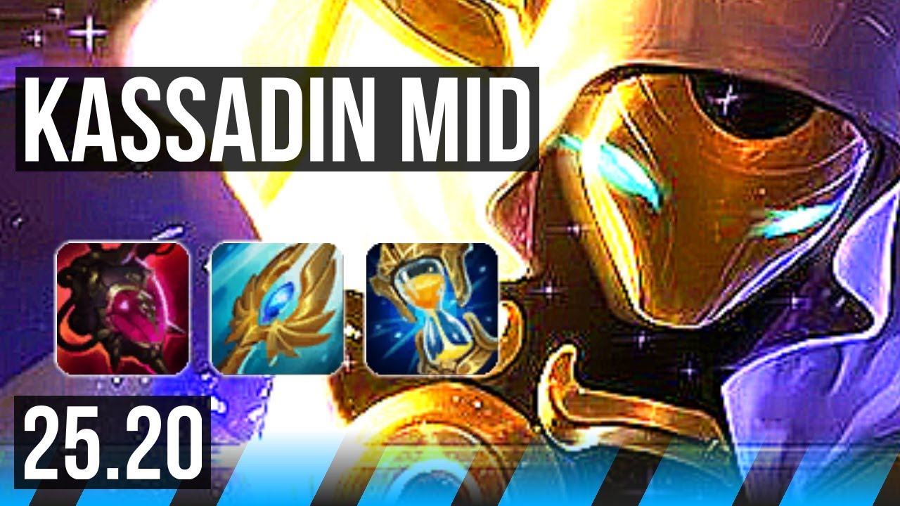 KASSADIN vs LEBLANC (MID) | 7k comeback, Godlike | KR Master | 25.20