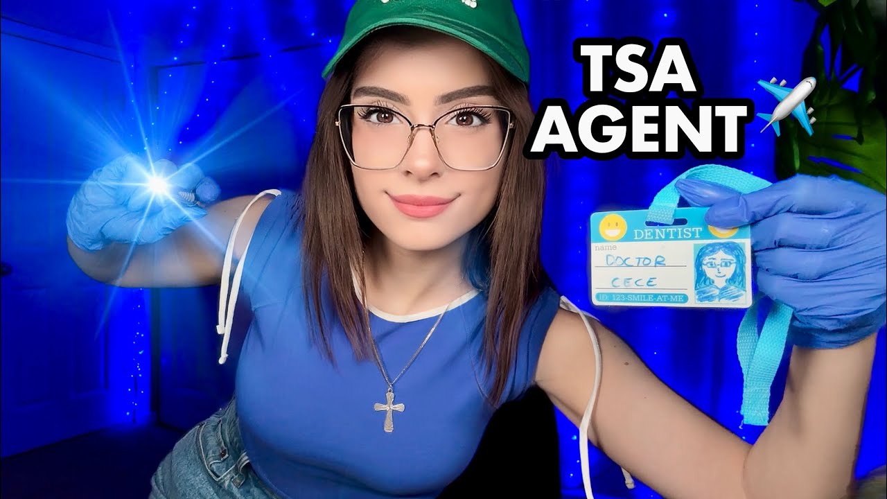 ASMR TSA Check & Patdown✈️ Full Body Exam, Follow my Instructions