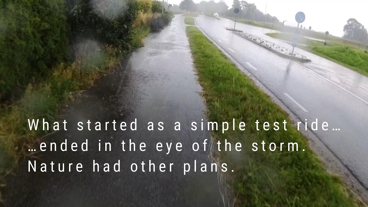 A trial run… that ended right in the eye of the storm