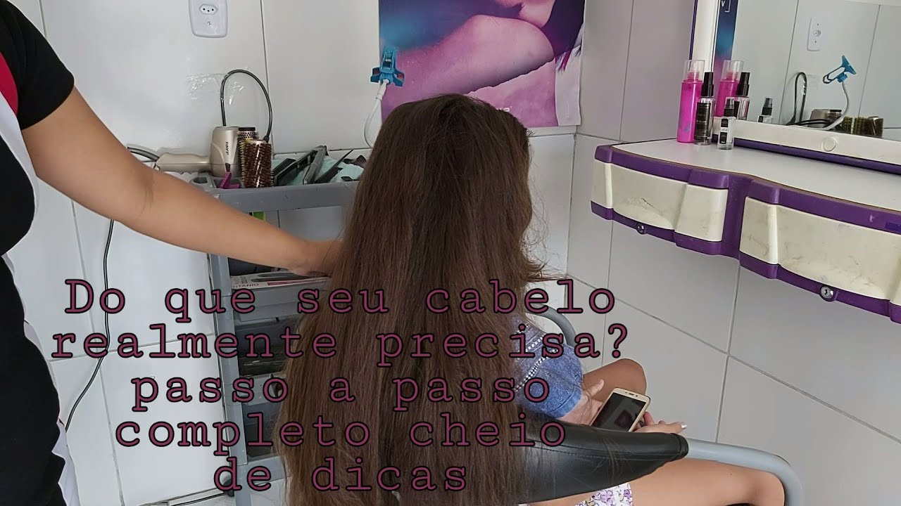 CAUTERIZAÇÃO OU RECONSTRUÇÃO ? 🤔 O QUE É MELHOR PARA O CABELO ?  PASSO A PASSO - LISO NATURAL