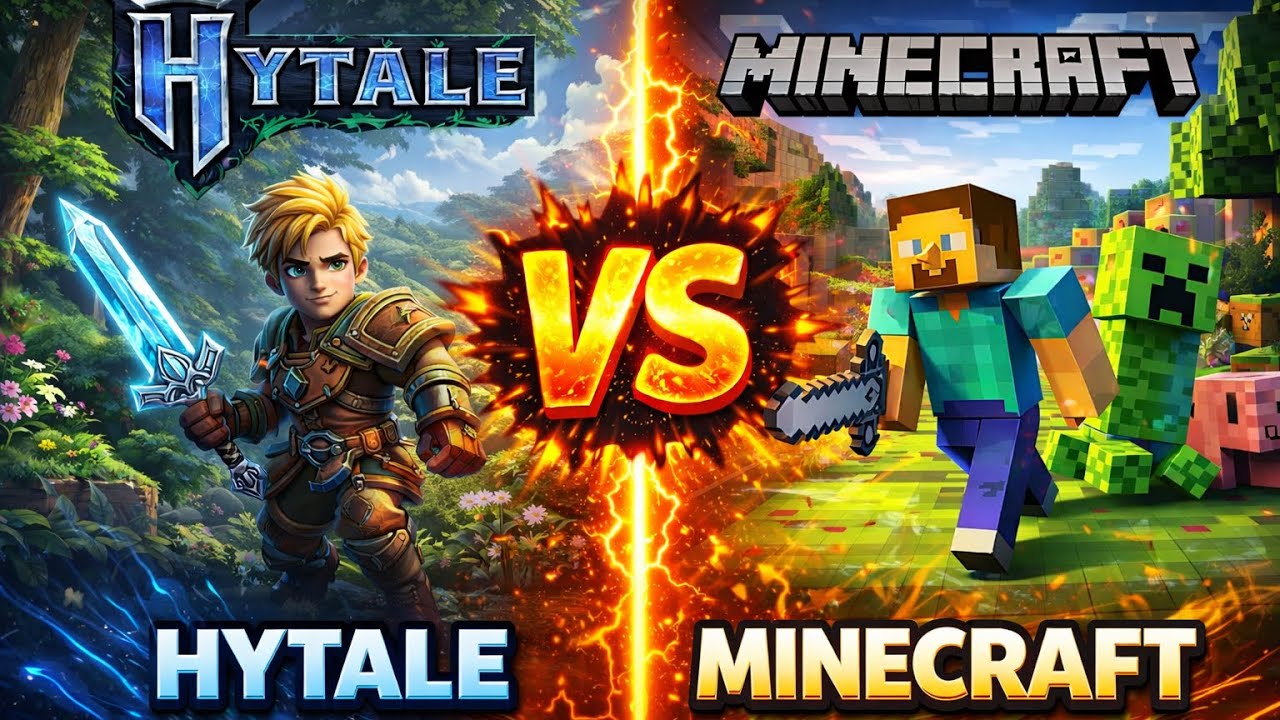 Minecraft VS Hytale quiz mobs challenge !! Comparing mobs from Minecraft and Hytale