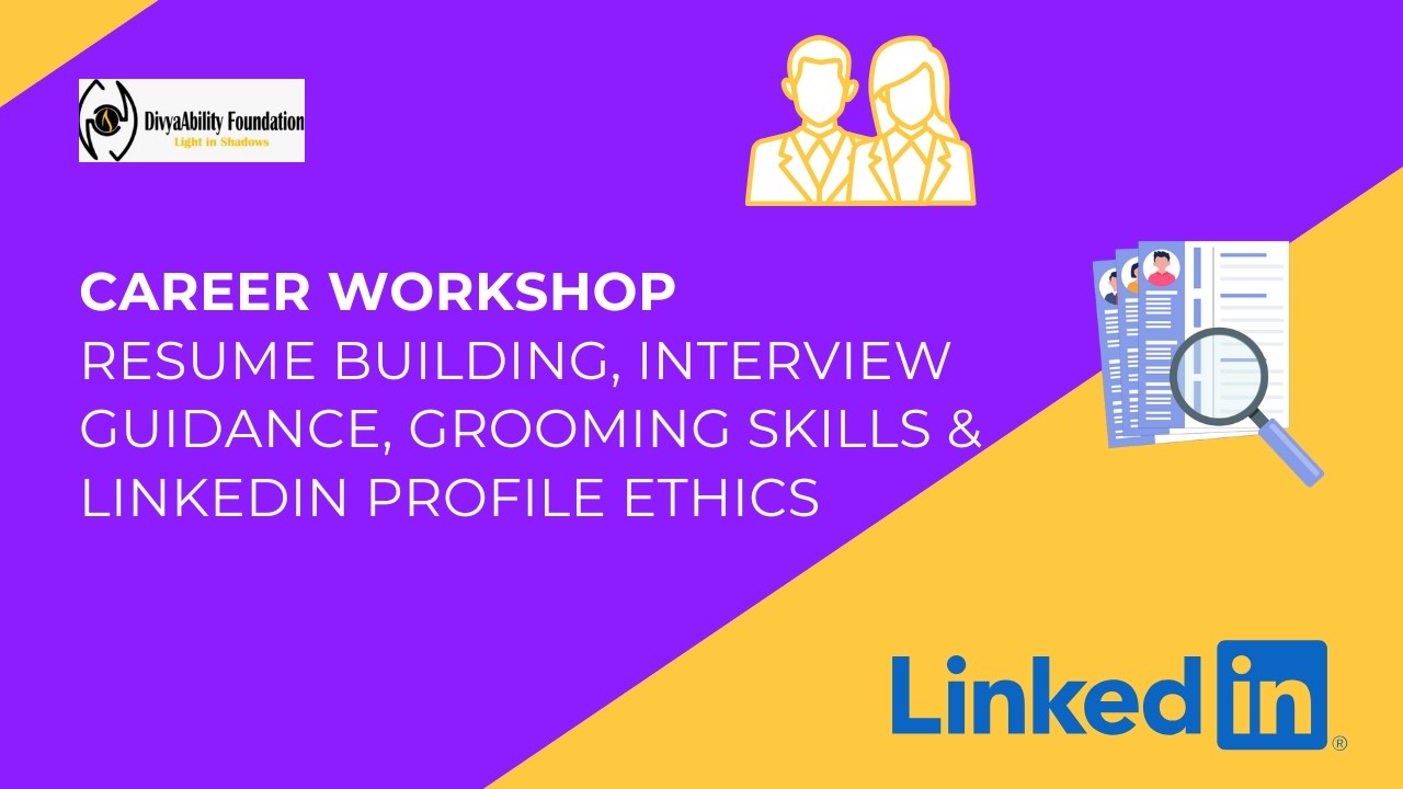 Resume Building, Interview Guidance, Grooming Skills & LinkedIn Profile Ethics | Career Workshop