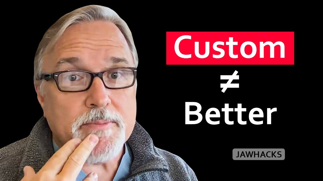 Why I Don't Use Custom Plates | Dr. Michael Gunson
