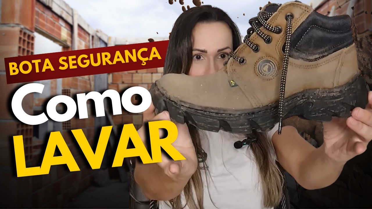 COMO LAVAR E LIMPAR O SEU CALÇADO DE SEGURANÇA | Botas Ecosafety