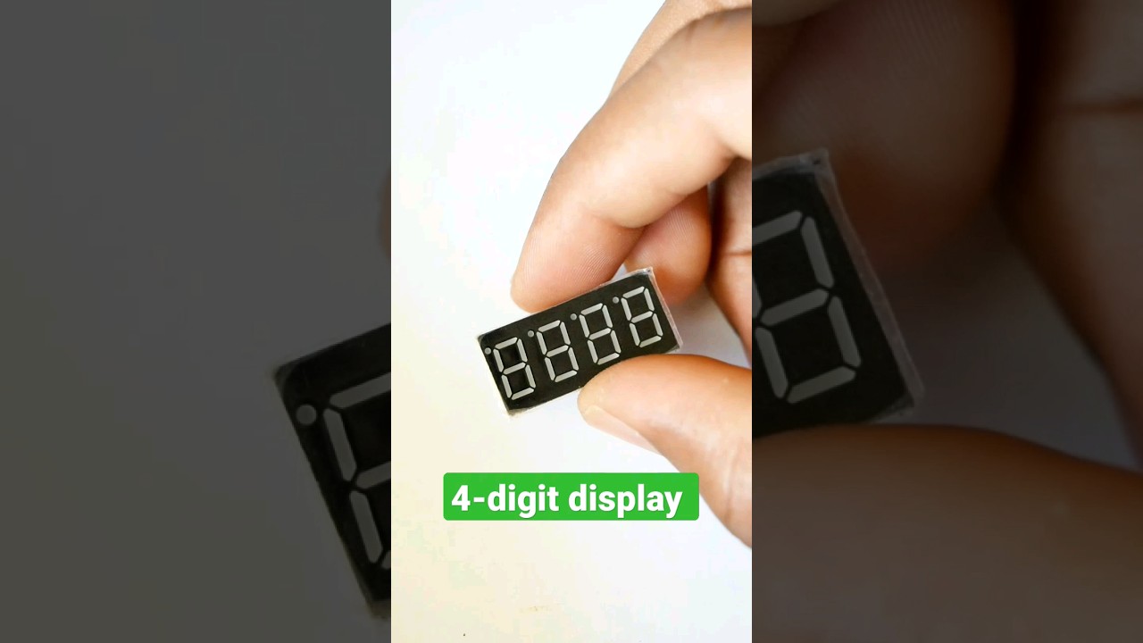 4-digit display arduino project...#arduino #shorts #viralshorts #electronics #time