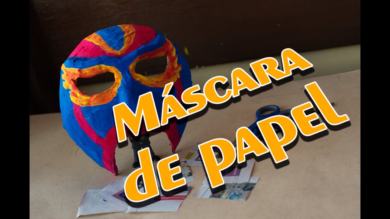 Máscara de papel  DIY