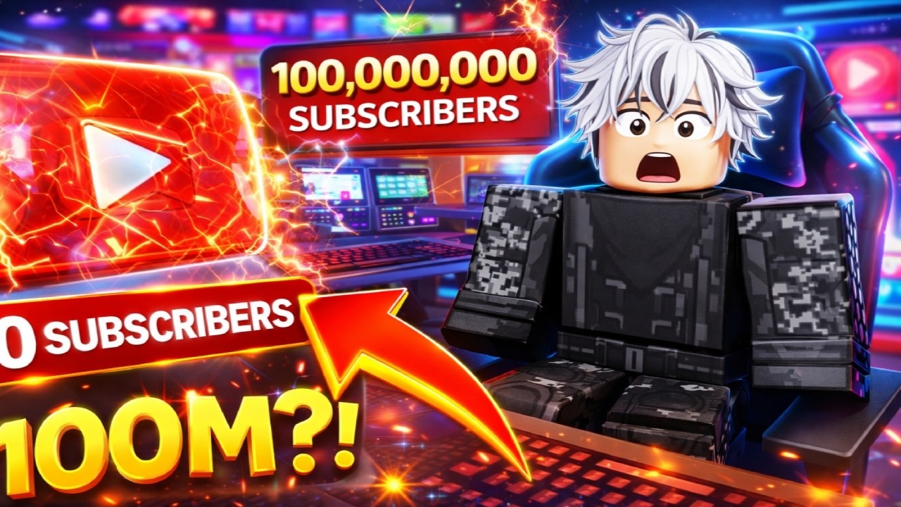 I Became a YouTuber in Roblox and Reached 100 MILLION Subscribers! 🤯