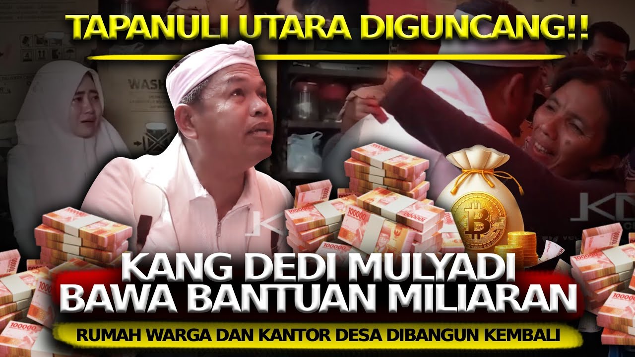 Tapanuli Utara Diguncang‼️Kang Dedi Mulyadi Bawa Bantuan Miliaran, Rumah & Kantor Desa Dibangun
