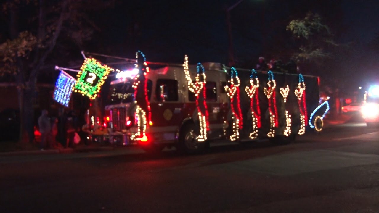 2016 Smithtown,NY Fire Department Christmas Parade  12/10/16