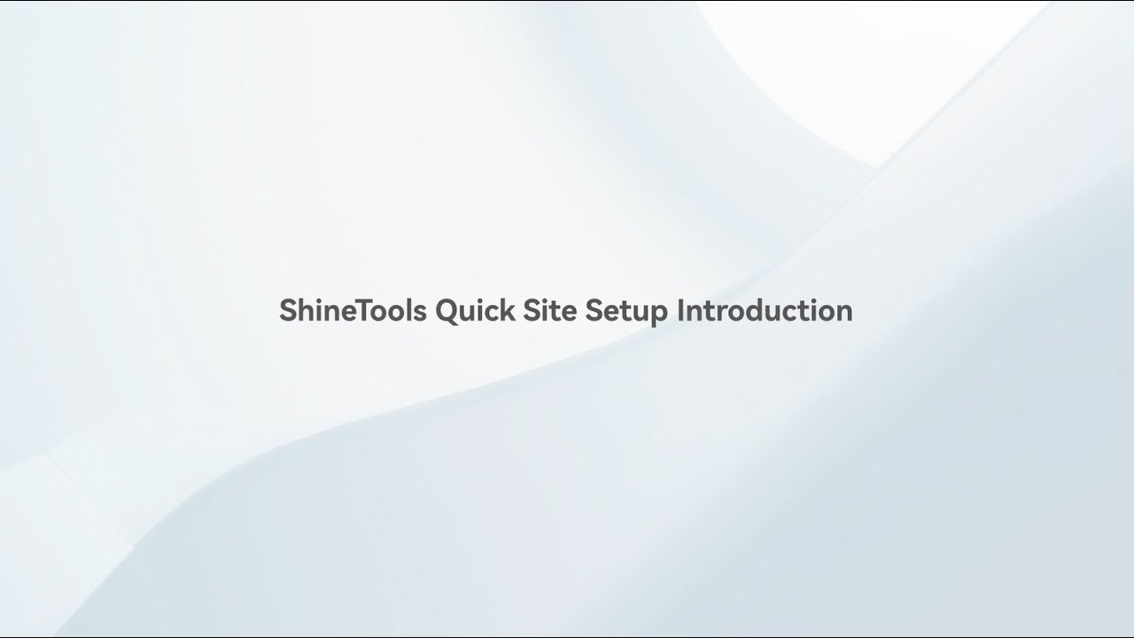 How to Use ShineTools Quick Site Setup for PV Installers | Growatt Tutorial