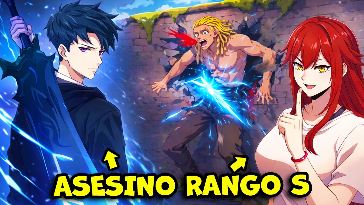 ⚔️¡El Asesino Legendario Clase S Reencarnó Como Novato Y CRECE DIEZ VECES MÁS RÁPIDO! Resumen Manhwa