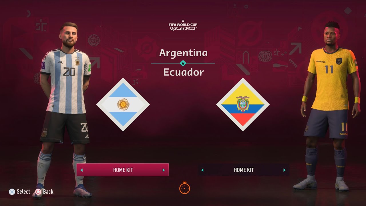 FIFA 23 | COPA MUNDIAL QATAR 2022 | ARGENTINA VS ECUADOR | 4K 60FPS | PS5