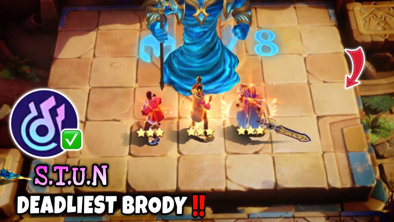 BRODY 3X BOD ITEM, BROKEN DAMAGE | THARZ SKILL 3 WITH STUN SYNERGY‼️ MAGIC CHESS