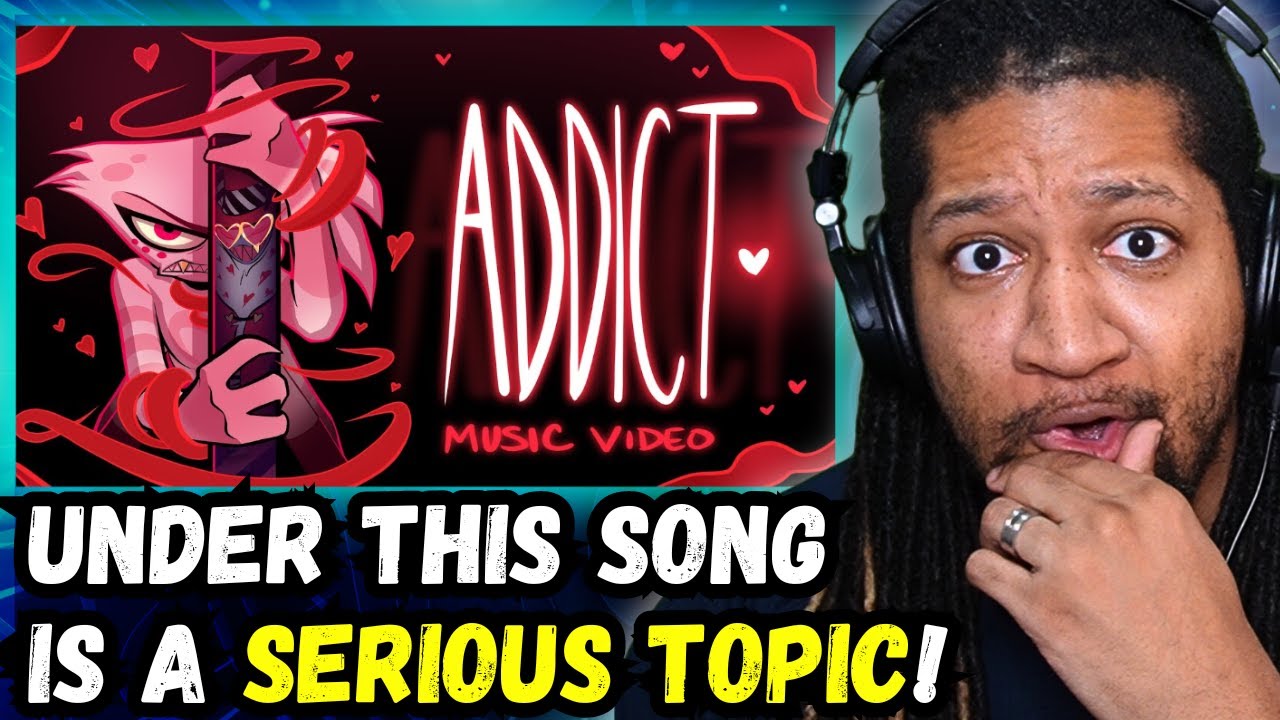 Reacting to ADDICT (Music Video) - HAZBIN HOTEL