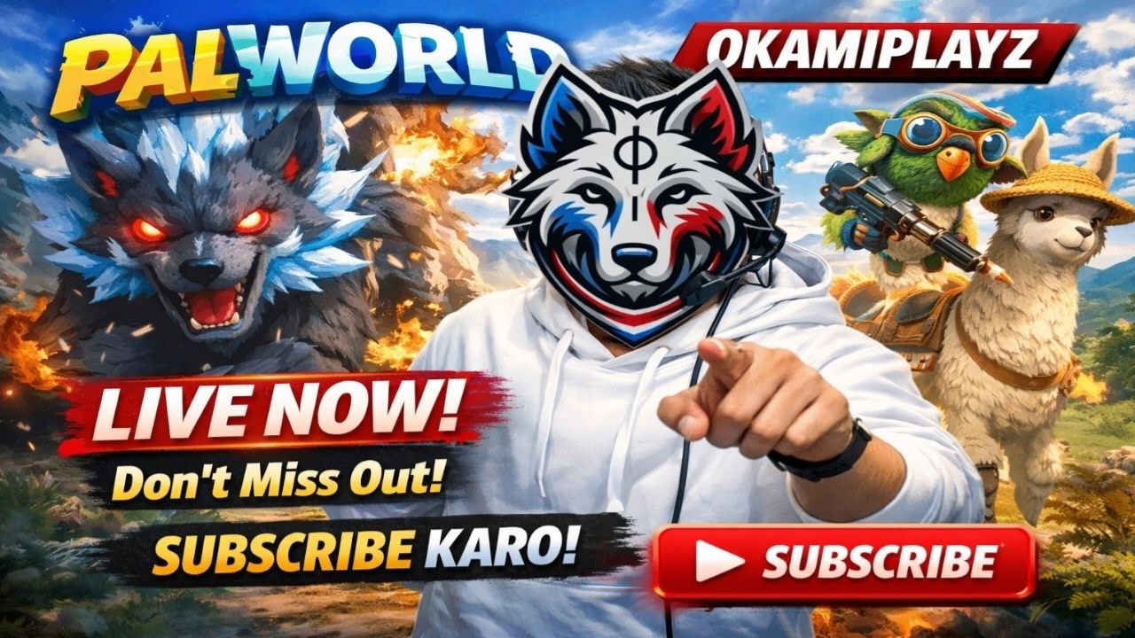 PALWORLD LIVE 🔥 India Hindi Gameplay | OP Pals & Base Raid! 😱 | OKAMIPLAYZ