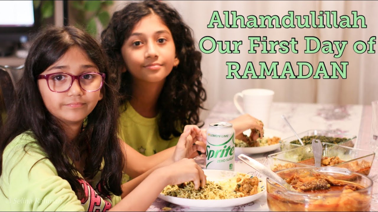 আমাদের প্রথম সেহেরি ও ইফতার | OUR FIRST DAY of RAMADAN THIS YEAR 2020 | SELINA RAHMAN