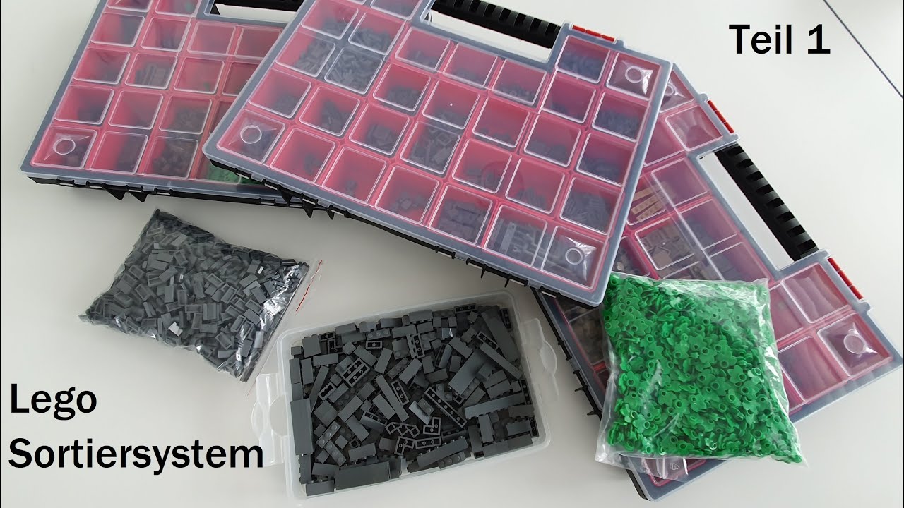 Lego Sortiersystem Teil 1 - Einsortieren der Lego Teile