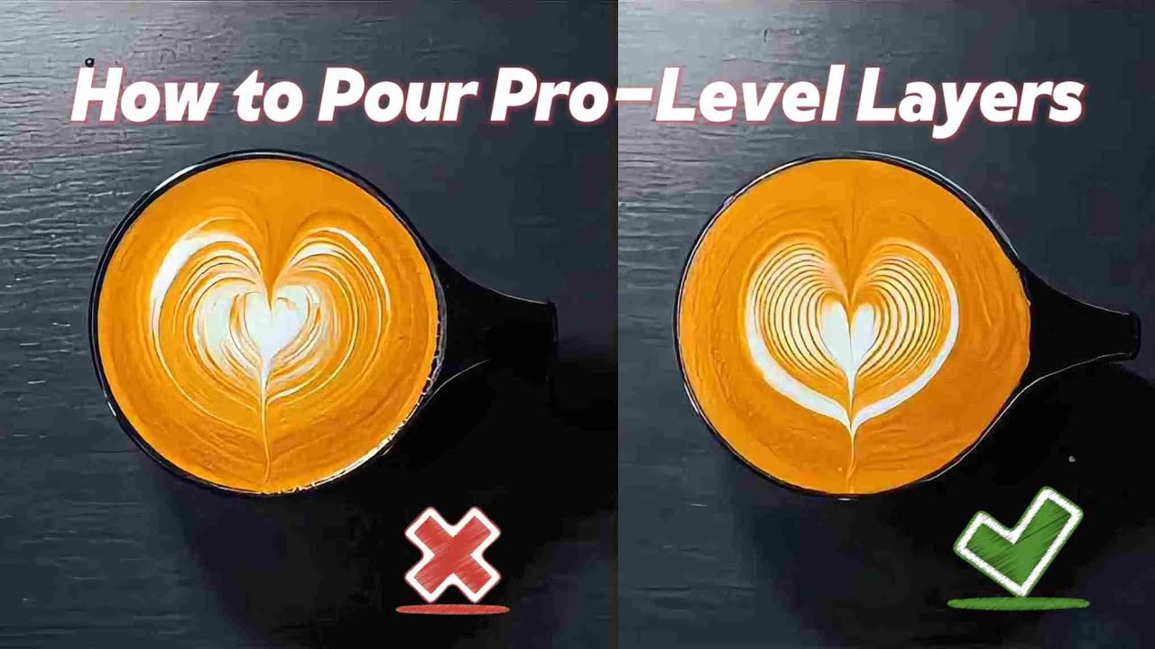 How to pour layers for perfect latte art: Step-by-Step Latte Art Guide