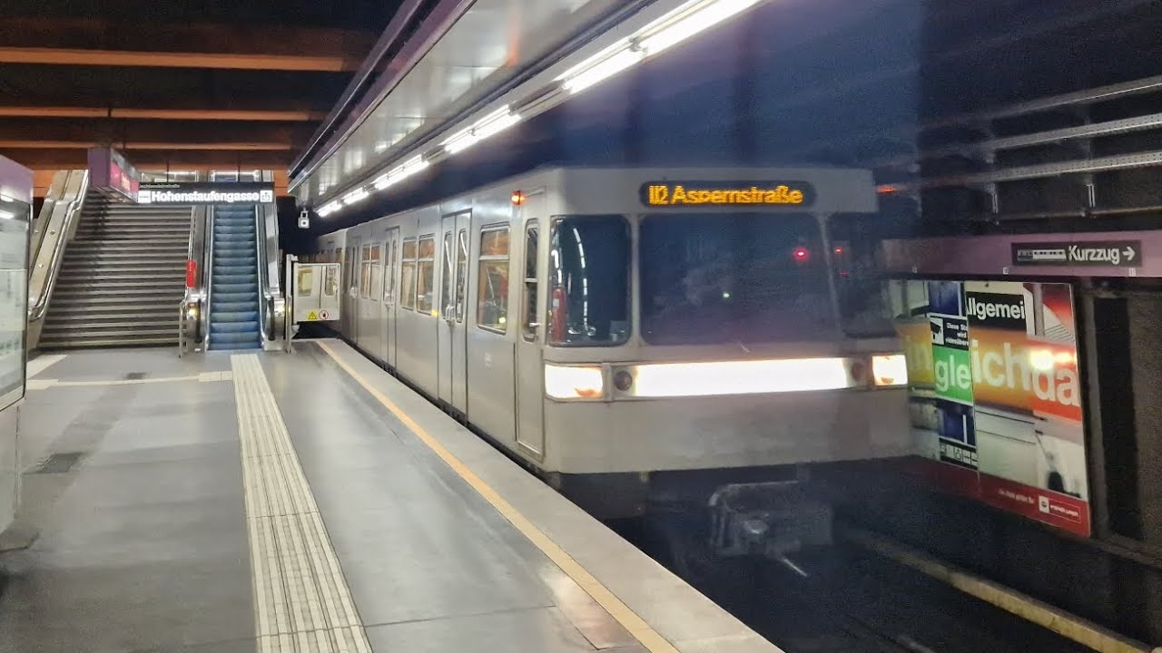 U-Bahn Wien | Mitfahrt in der U2 von Schottentor bis Aspernstraße im Typ U2 2065