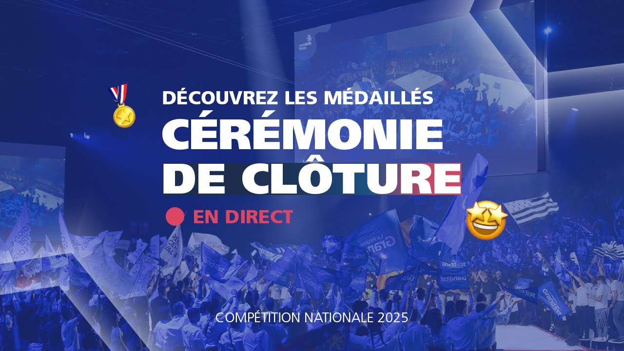 C&eacute;r&eacute;monie de cl&ocirc;ture WorldSkills France.  18-10-2025
