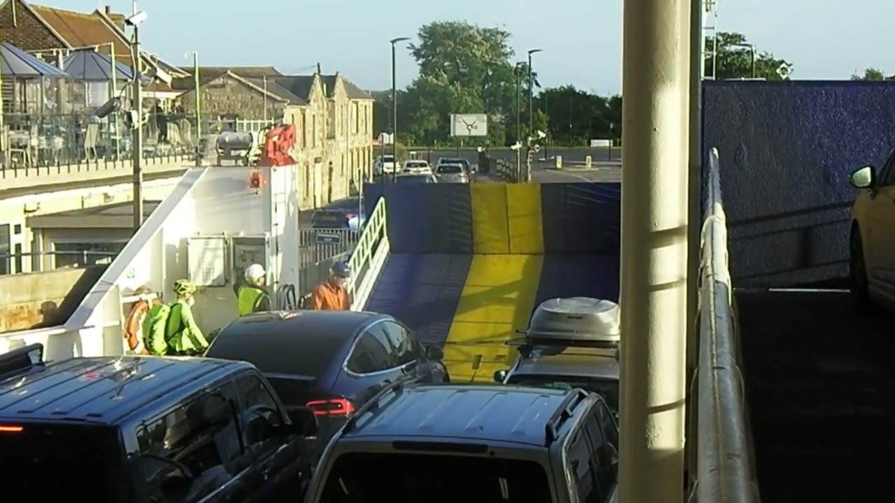 Wightlink Ferry from Lymington to Yarmouth, Isle of Wight, United Kingdom