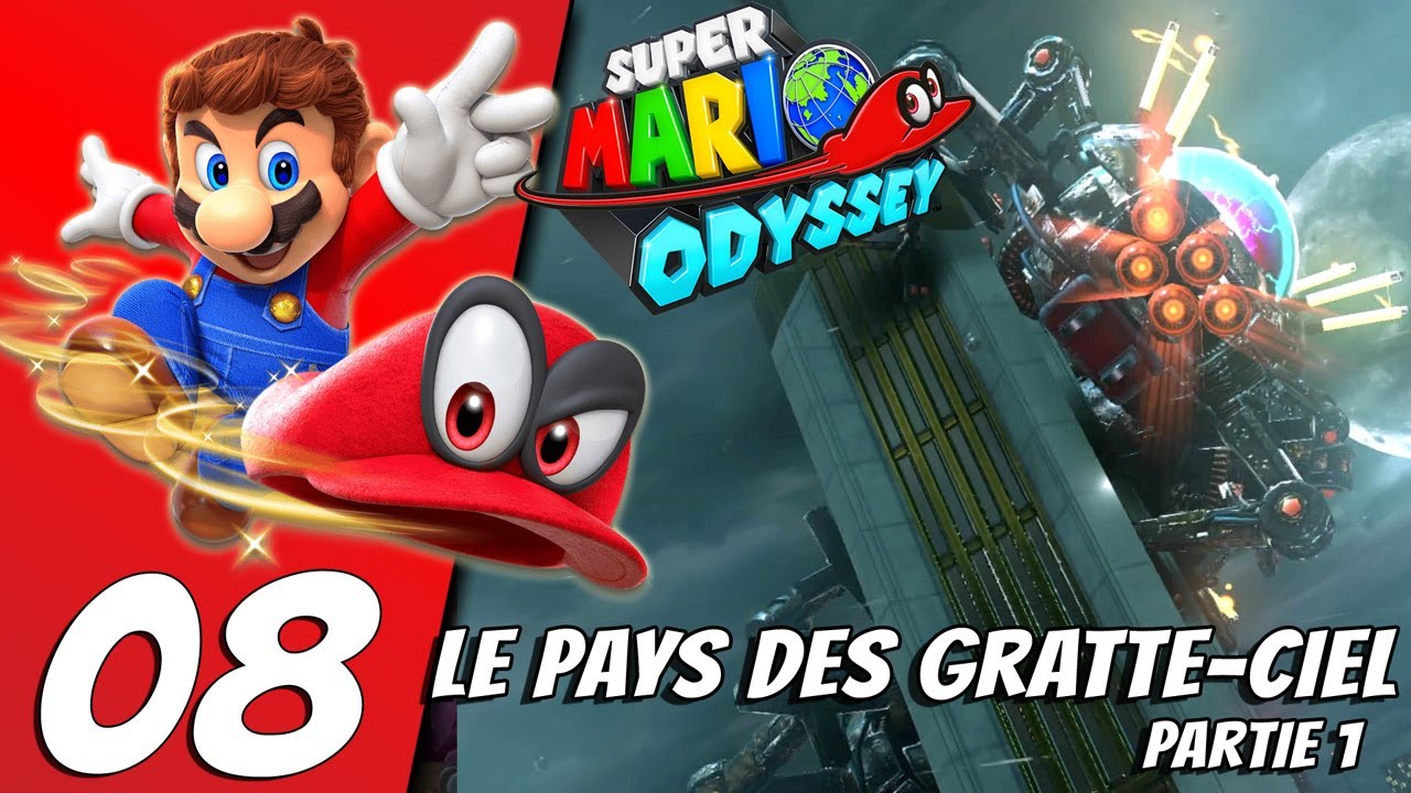 SUPER MARIO ODYSSEY épisode 8: Le pays des gratte-ciel Partie 1 Gameplay Nintendo Switch