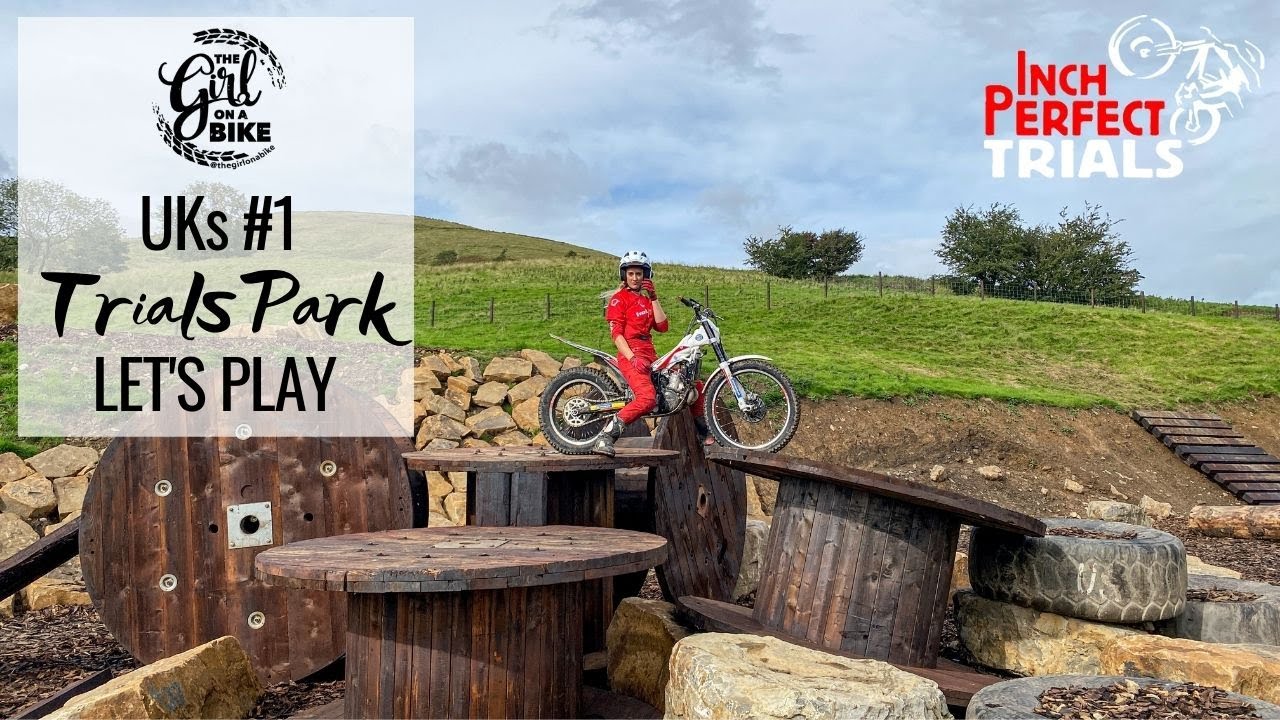 Custom made trials park at Inch Perfect Trials - the UK's number 1 trials destination - Electric