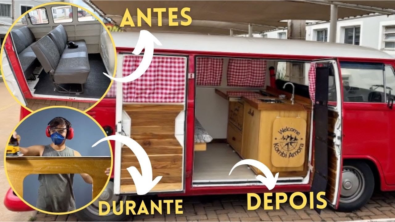 Construindo KOMBI HOME em 14 minutos | TIMELAPSE