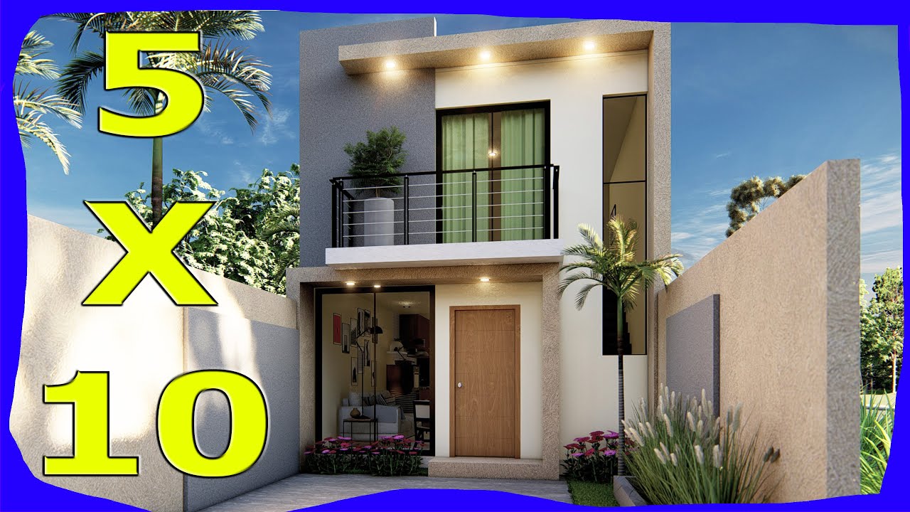 CASA de 5x10 metros con 2 DORMITORIOS y 2 PISOS