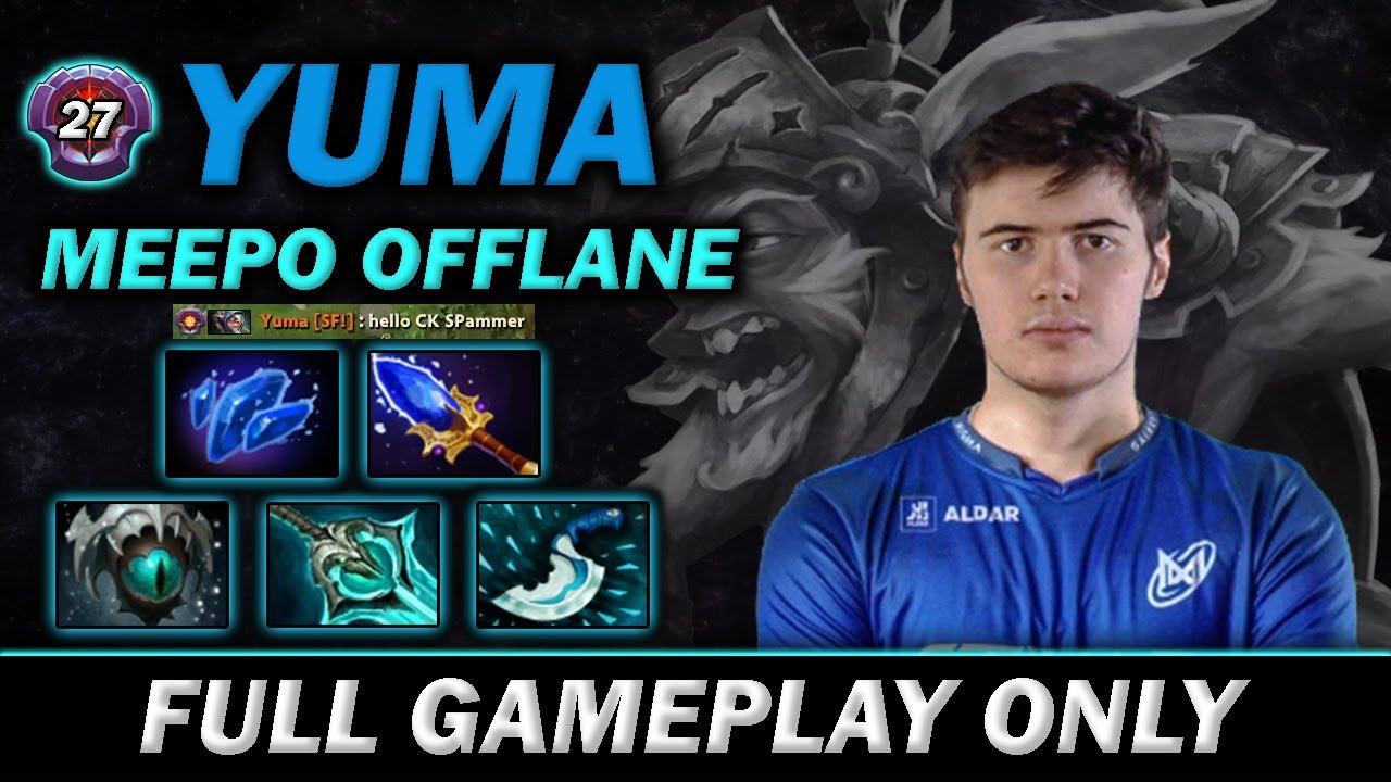 Yuma Meepo offlane, meepo is counter for Chaos Knight META? - Full Gameplay Meepo #546